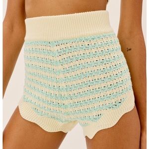 For Love & Lemons Lizzy Stripe Knit Short